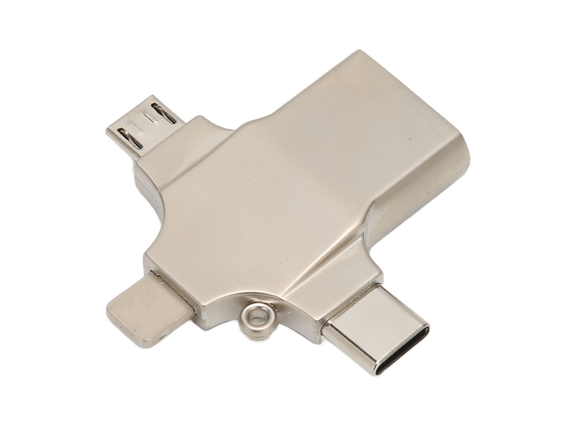 Adaptador Otg 3 em 1 LAXISCREED Tipo C Micro Lightning