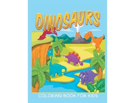 Livro Dinosaurs Coloring Book For Kids De Neil Masters (inglês)