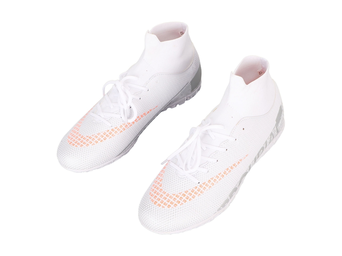 Chuteiras de Futebol Masculino High Turf com Espigas Trituradas para Gramado Artificial