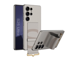 Capa Eifson Para Samsung Galaxy S25 Ultra, Com Suporte Para Pulseira (cinza Titânio)