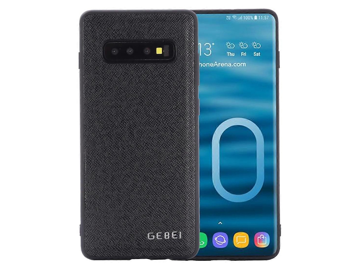 Capa Protetora De Couro Gebei Com Cobertura Total E À Prova De Choque Para Samsung Galaxy S10+