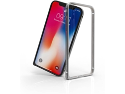Capa iPhone X, XS KMP Bumper Cinza