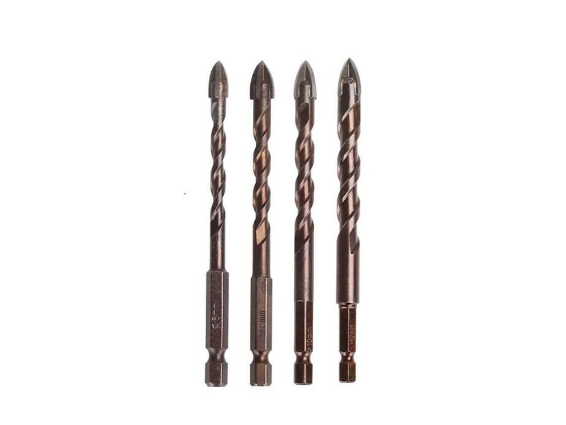 Conjunto Borrsats De Ladrilhos Hexagonais Cruzados 4 Peças/6 12 Mm 4 Peças/6 12 Mm Slowmoose