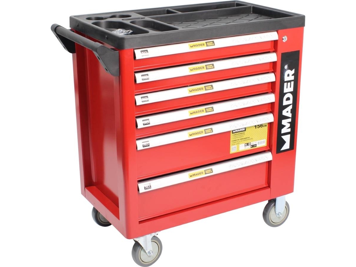 Carro de Ferramentas MADER 7 Divisórias (793 x 785 x 480 mm)