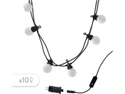 Cadeia de luz LED LUMISKY Party Milky 10 (1W - Borracha)