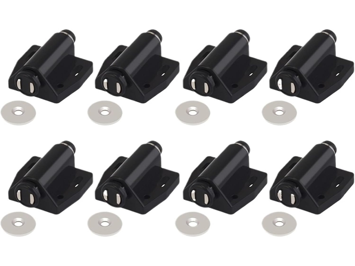 Conjunto De 4 8 Peças Fechos Magnéticos Simples Armários, Com Fechamento Invisível, Móveis Domésticos, Guarda