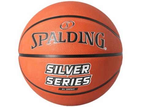 Spalding Bola Basquetebol NBA Silver Outdoor Laranja