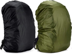 Capa Impermeável Para Mochila, Lurelia, 45l, Vermelho, Nylon 190d, Borda Elástica, Caminhada Viagem