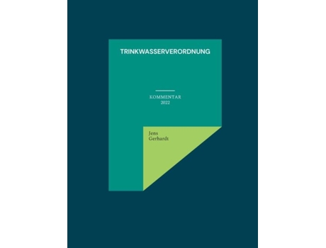 Livro Trinkwasserverordnungkommentar De Jens Gerhardt (inglês)