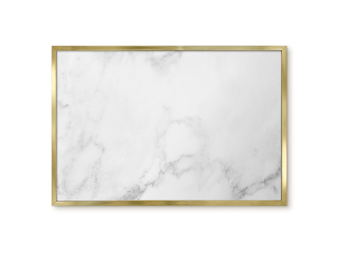 Quadro de vidro magnético Turquesa Elegance para o Hall Espelharte (60x40 cm)