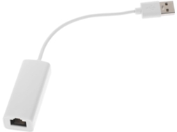 Ethernet Usb 2.0 Rj-45 10/100mbps Abs Branco - Não Requer Driver