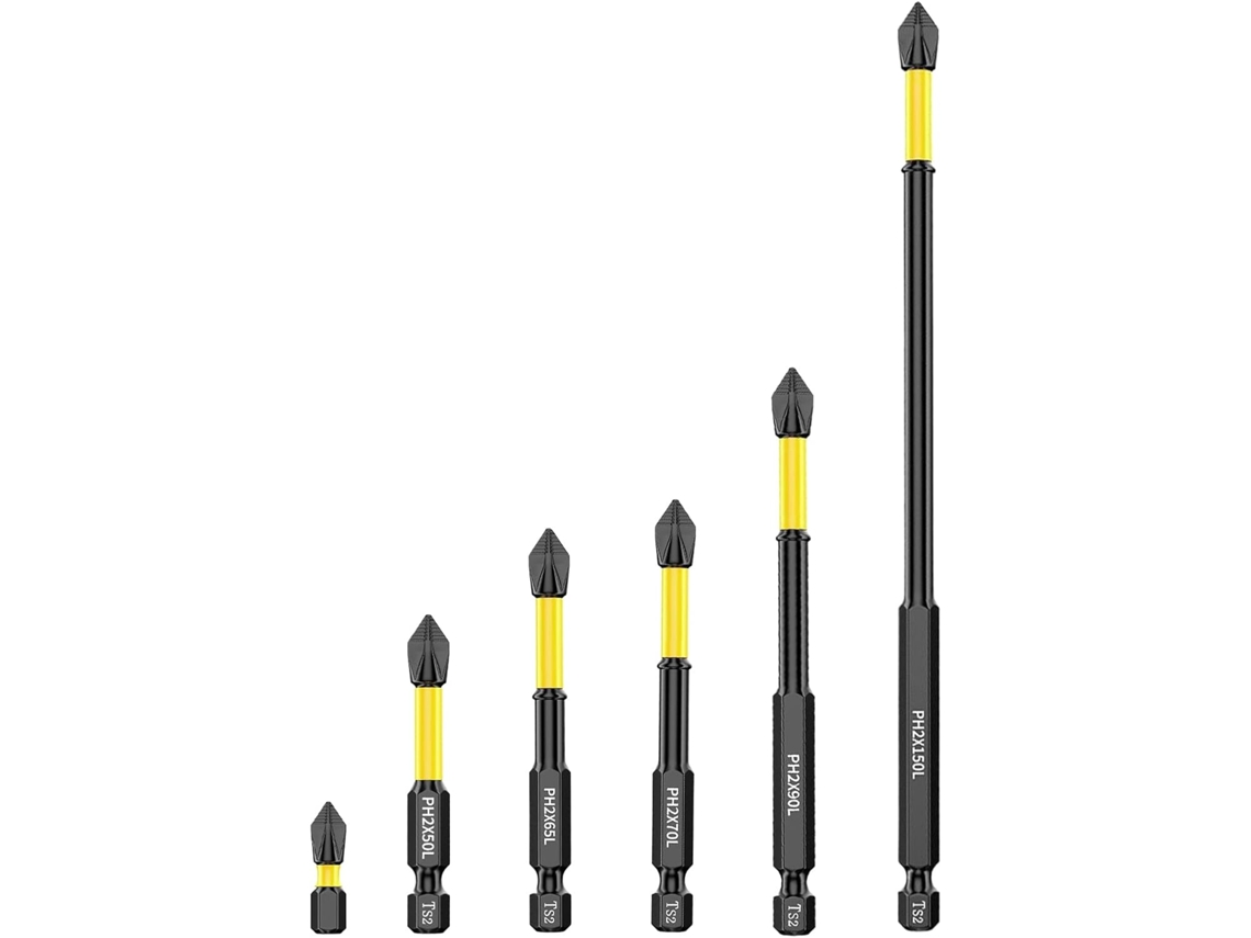Conjunto De Bits Chave Fenda Com Precisão E Ímã.
