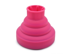 2026 difusor Plegável para Secador de Cabelo de Silicone Portátil para Viagem Vermelho Rosa
