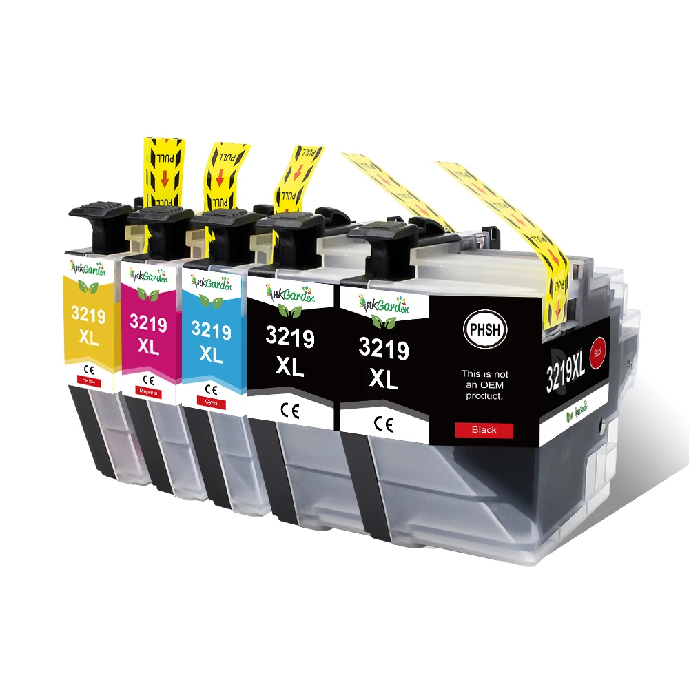 5 Tinteiros 3219xl para Impressora Brother Lc3219 Lc 3219 Mfc j5330dw J5335dw J5730dw J5930dw J6530dw J6935dw Lc3217 MDUG