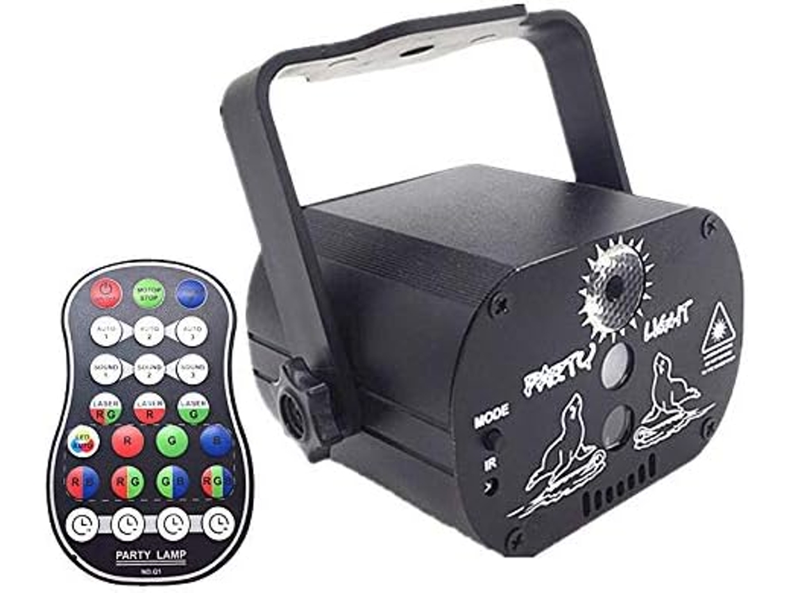 Dj Disco Scenljus Festljus Usb Laserljus