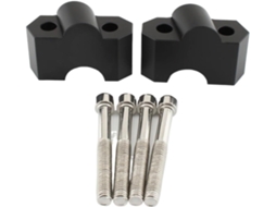 Adaptador de Elevação Guidão Compatível com Motocicleta Kawasaki Z750 2004 Adequado Barra Montagem "permite