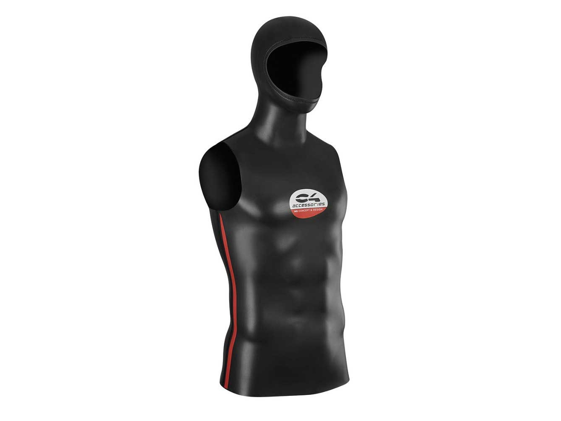 Roupa Interior com Capuz Ultra Stretch 2 Mm Preto Lc4