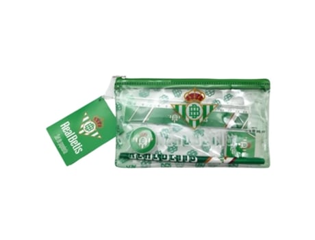 Estojo Real Betis com Material Escolar Gs96 12bt Cypp25