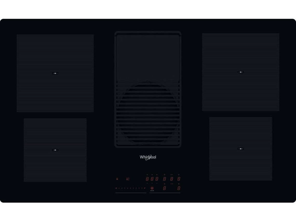 Placa de Indução com Exaustor WHIRLPOOL WVH 92 K/1 (Elétrica - 83 cm - Preto)