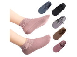 Meias de Renda Fruncida 5 Pares S/MARCA