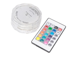 Luz Subaquática RGB Controle Remoto 10 LEDs IP68 | S/MARCA