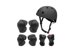 Kit Proteção de Crianças Capacete 7 em 1 ,tamanho:m Preto XIAOMOYU