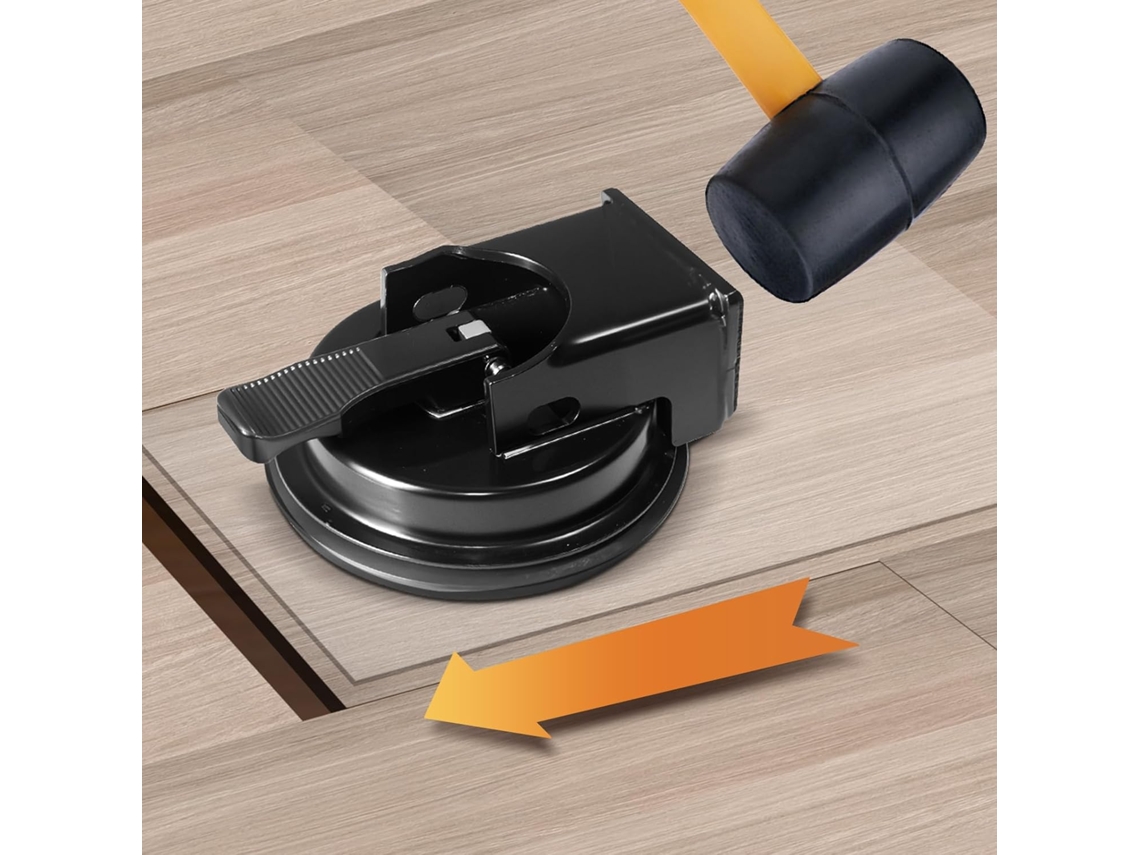 Ferramenta Poderosa Para Corrigir Frestas No Piso, Fixador De Tábuas Com Ventosa Resistente E Almofada Adesiva De Nanogel Para Pisos De Madeira
