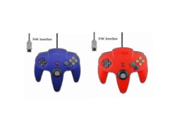 Pacote Com 2 Controles Clássicos Com Fio Para N64, Jogos Retrô De 64 Bits, Joystick De Substituição Ly Ebike