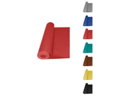 Jardin202 - Alfombra Caucho Antideslizante 10x1m - Punto Moneda - Colores Rojo |  (rojo)