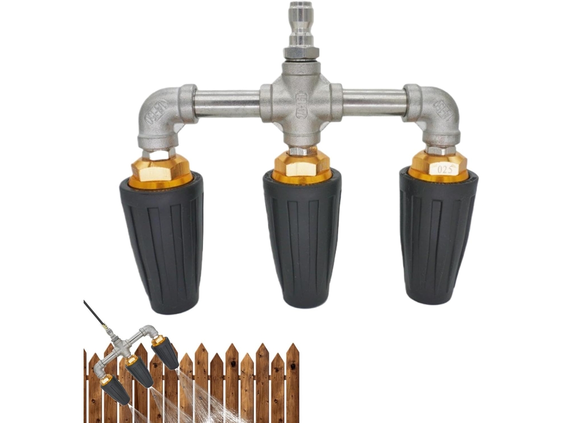 Bocal Turbo para Lavadoras de Alta Pressão 276 Bar, Uso Intensivo, Rotação de 360 Graus, Bocal Turbo para Lavadoras de CHABERLU