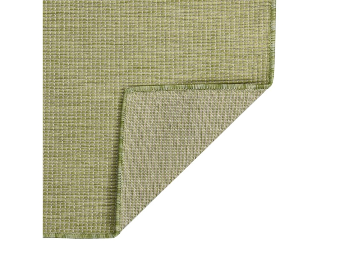 Tapete De Tecido Plano Para Exterior 140x200 Cm Verde Lovely Home