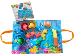 Brinquedos Montessori Quentes, Brinquedos De Peixe Bebê, Tapete De Brincar Engatinhando, Tridimensional, Educação Infantil, Ilumi Aquaforge
