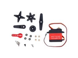Servo digital TD 8120MG de alto torque (20 kg) com braço metálico para braço robótico, veículo RC e barco.