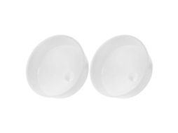 Funil Reutilizável Para Líquidos E Óleo, 2 Unidades, Plástico Branco, Funil Doméstico De Grande Diâmetro Para Bar E