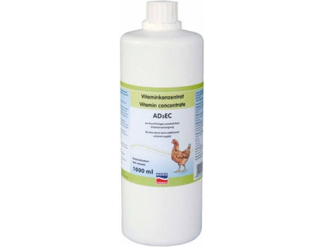 Complemento Alimentar para Aves  Vitaminas AD3EC Concentrado (1000ml)
