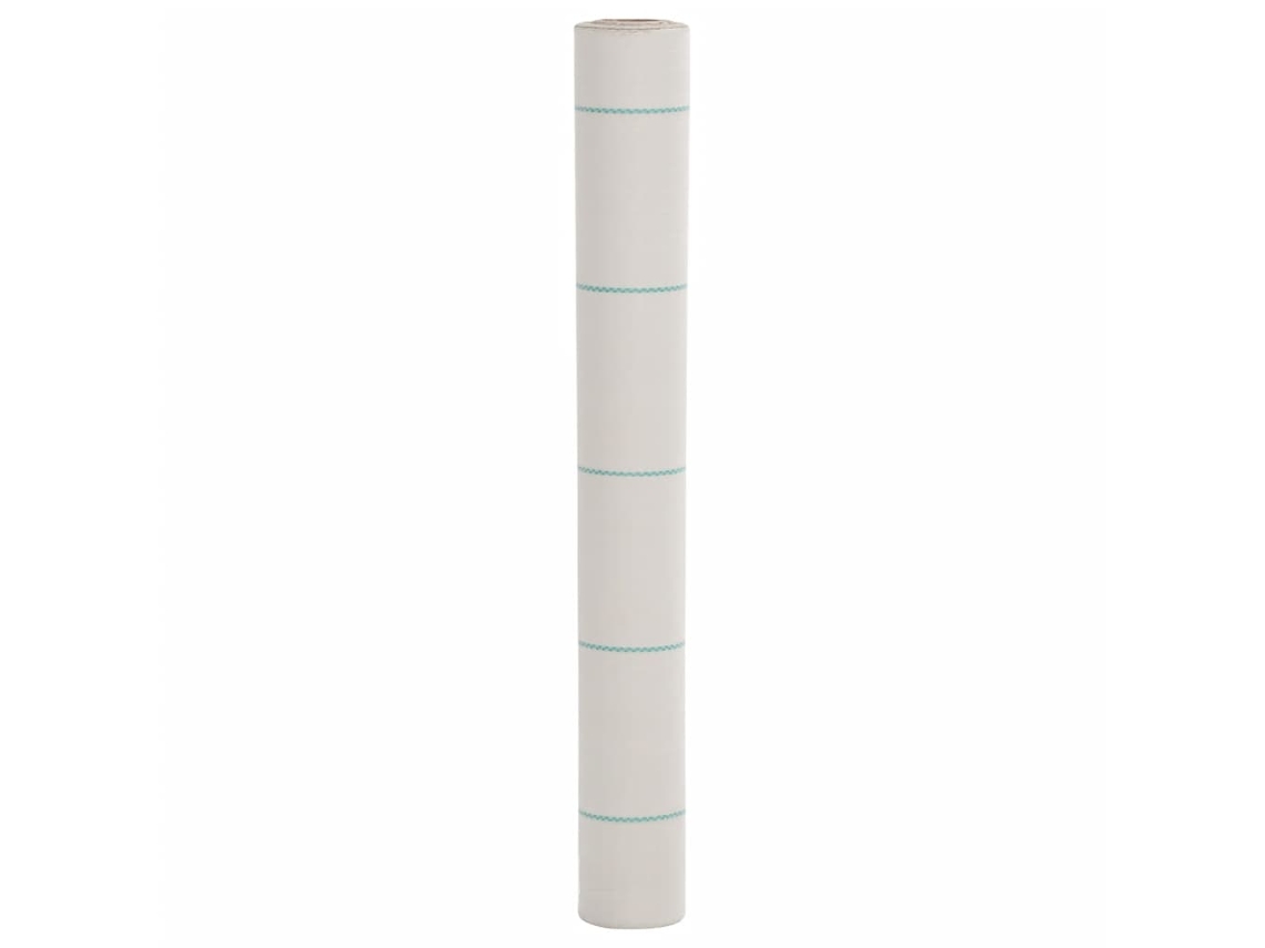 Vidaxl Tela Para Ervas Daninhas 1x10 M Pp Branco