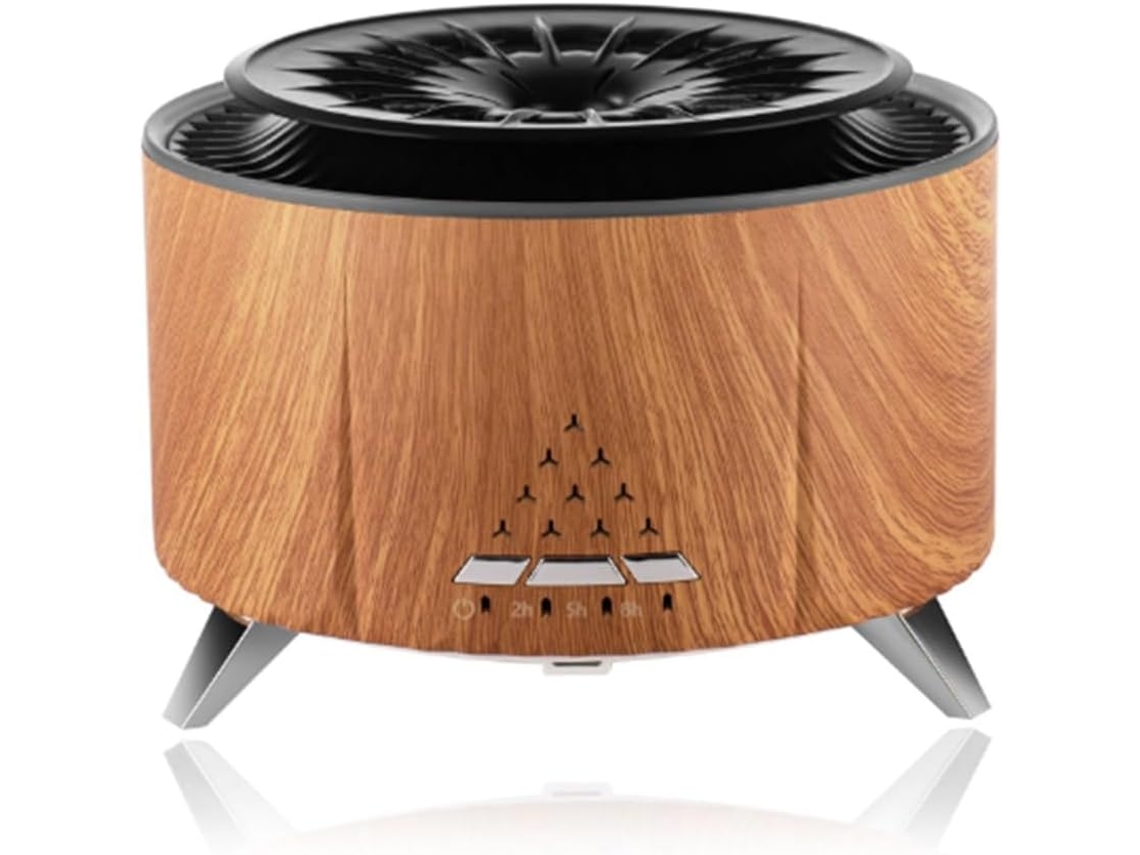 Umidificador SFUSHOS vulcânico, difusor de chamas, aroma de fogo, mini