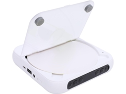Cd Player Portátil Sxhlseller, Fácil De Usar, Recarregável Via Usb, Amplamente Compatível Com R (branco)