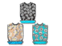 3 Pack Babadores Adultos Reutilizáveis ​​impermeáveis ​​para Mulheres, Babadores Confortáveis ​​para Refeições