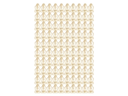 100 Clips De Papel Largos De Plástico Em Forma De Caneta Para Casa, Escola E Escritório