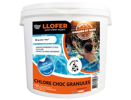 Cloro em pó de choque - 5kg LLOFER