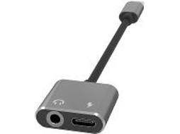 Adaptador TERRATEC (USB-C e Jack 3.5 mm - Preto)