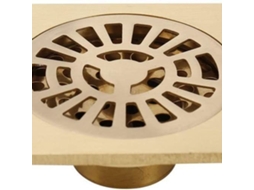 Ralo de Piso quadrado, 4,3 polegadas, inox AQUAFORGE
