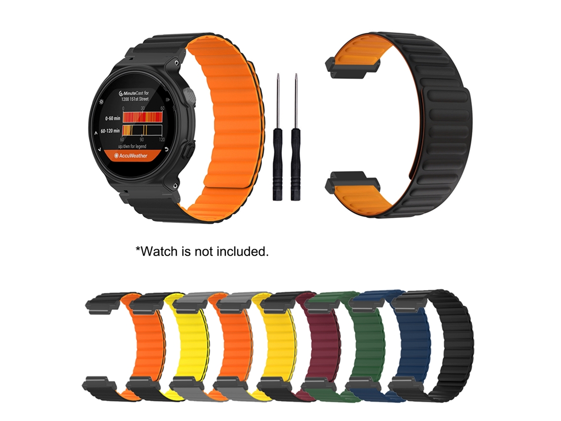 Cinto Magnético de Silicone para Garmin Forerunner 220/230/235/7 EOOCOO
