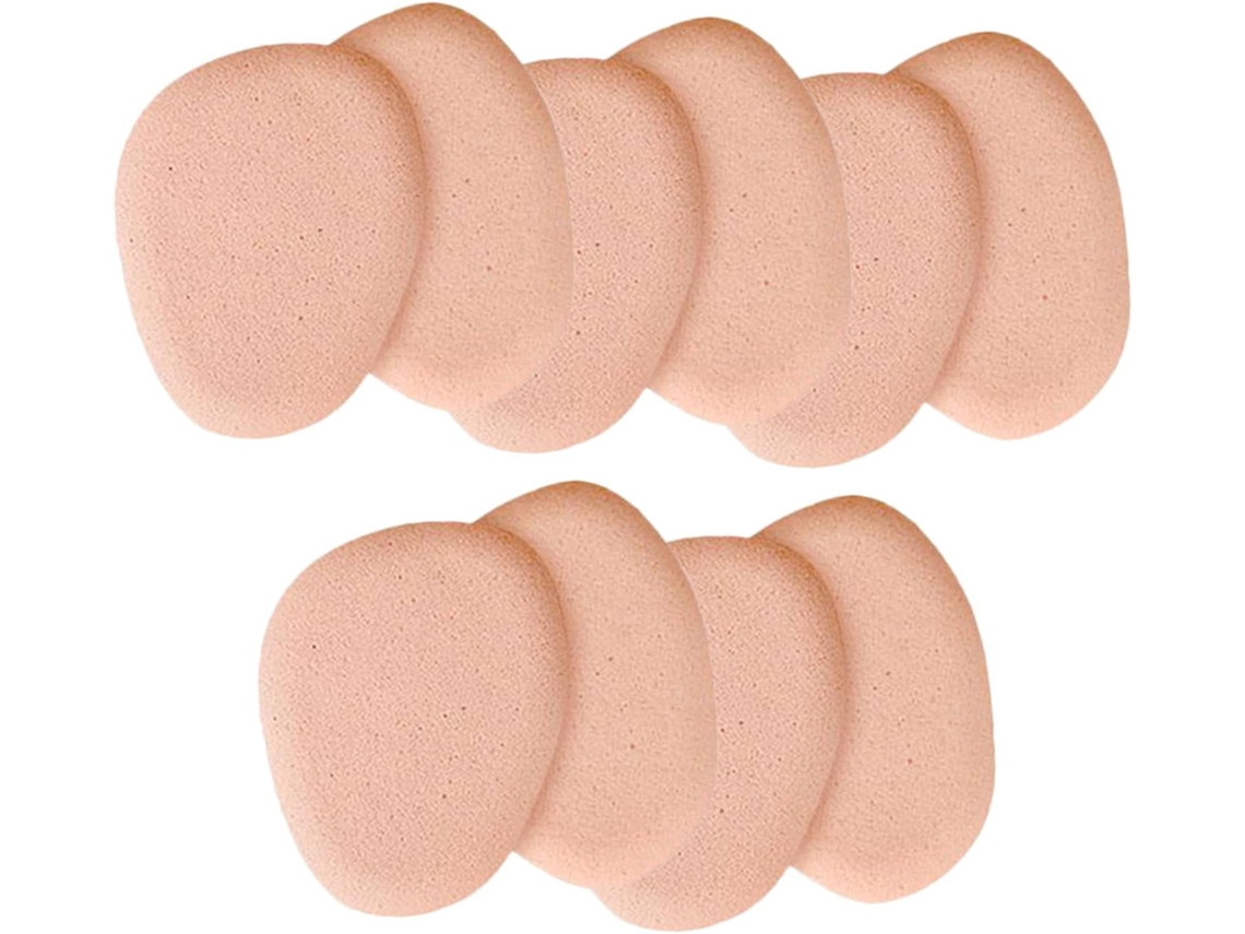 Protetores De Pés Femininos Eringogo, 5 Pares De Almofadas Rosa Para A Parte Frontal Do Pé, Em Tecido E Esponja, Com