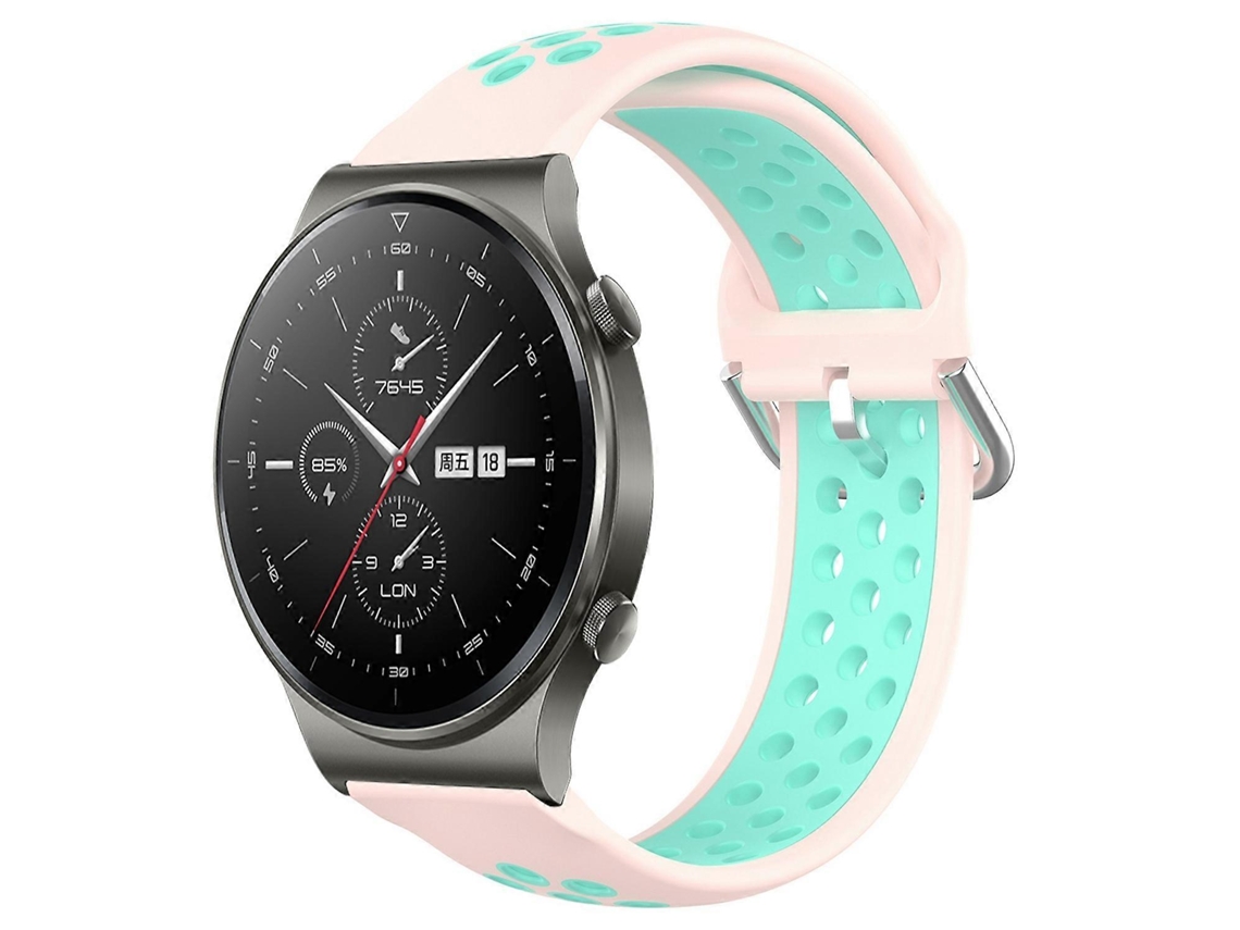 Pulseira De Silicone Esportiva Perfurada E Respirável De 22 Mm Para Huawei Gt2 Pro