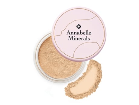 Base Em Pó Mineral Iluminador Annabelle Minerals Golden Sand, 10g
