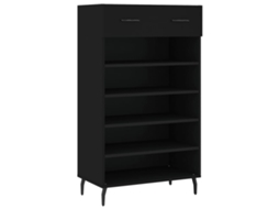 Shoe Cabinet, Shoe Cabinets Vidaxl Preto Madeira Processada (n/a)