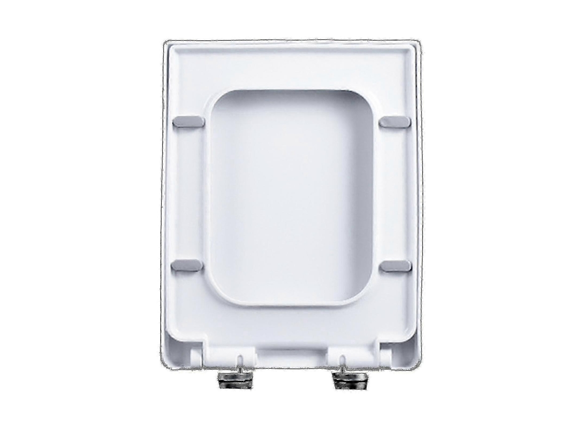 Assento Sanitário Pp Alongado Formato Quadrado Acessórios Duráveis ​​para Banheiro 06c Pp Aquaforge