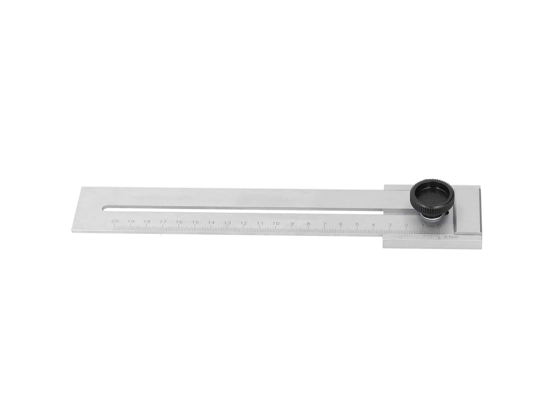 Régua Deslizante, Ferramenta De Medição Precisão Em Aço Carbono Para Marcenaria E Marcação Mecânica, 200mm, 250mm, 300mm